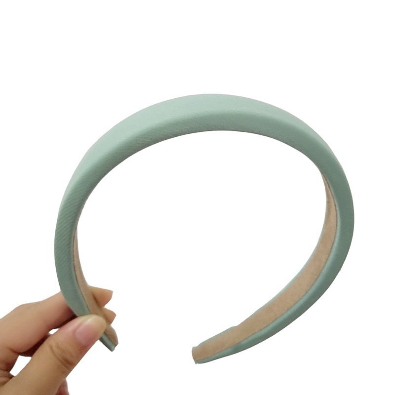 Băng Đô Cài Tóc Xốp Bản Rộng Màu Kẹo Phong Cách Hàn Quốc Cho Bé