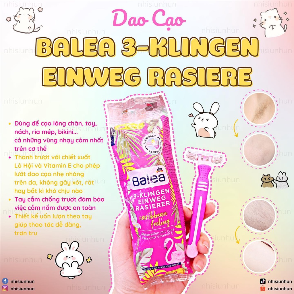 Dao Cạo Balea 3 Lưỡi