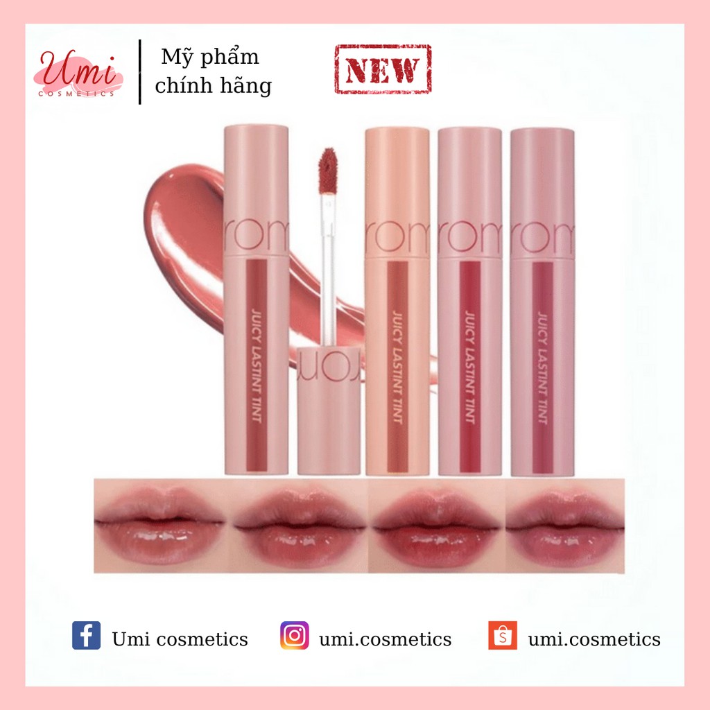 Son Tint Romand Bare Juicy Lasting Hàng Chính Hãng Cho Đôi Môi Căng Mọng