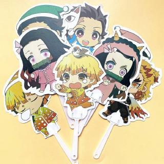 Quạt giấy cầm tay Anime Demon Slayer Kimetsu No Yaiba Kamado Tanjirou