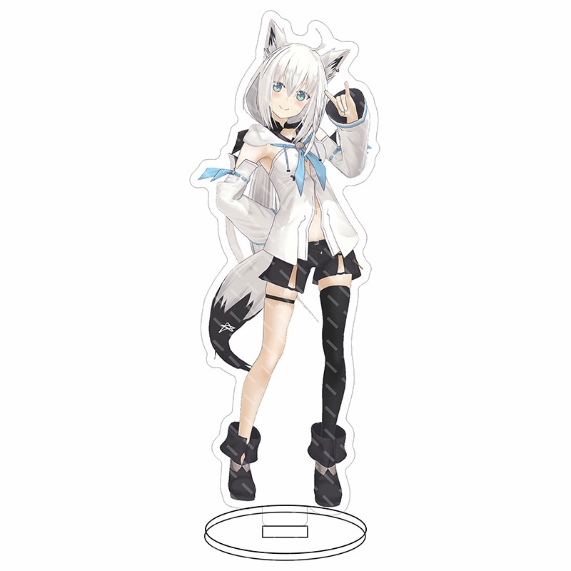 Mô Hình Nhân Vật Ookami Mio Minato Aqua Nakiri Ayame Tokino Sora Natsuiro Matsuri Shirakami Fubuki Bằng Acrylic Có 40 Nhân Vật