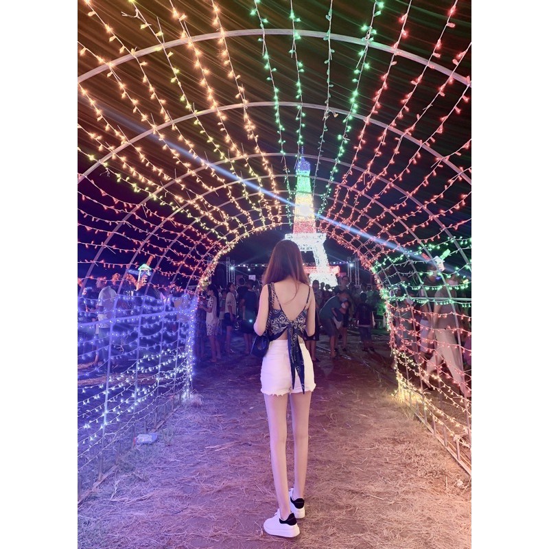 [Có sẵn] Áo yếm lụa thắt nơ lưng siêu sang hàng loại đẹp | BigBuy360 - bigbuy360.vn