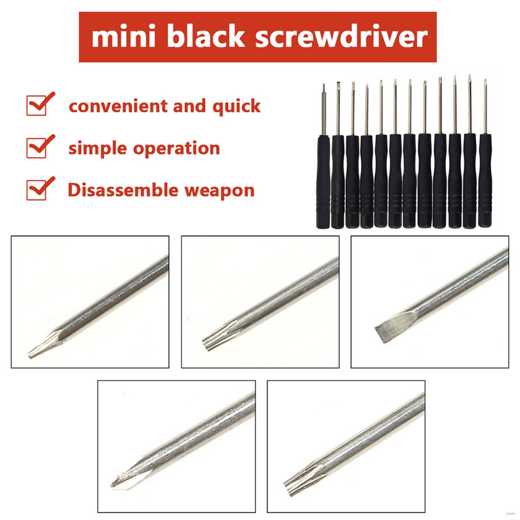 Set 12 Tua Vít Mini Đa Năng Chuyên Dụng Sửa Chữa Điện Thoại / Máy Tính Bảng
