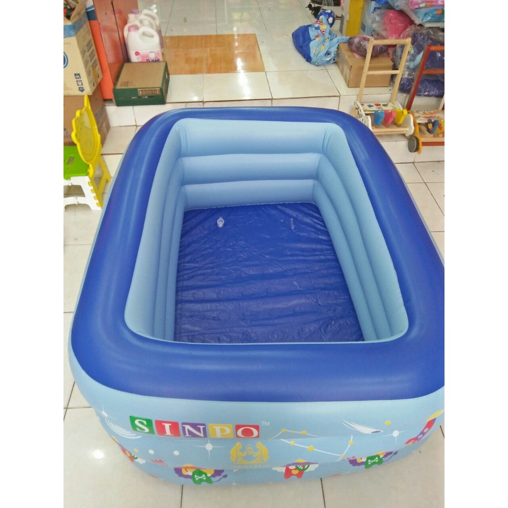 Bể Bơi Phao Cho Bé - 3 Tầng – 1m5 – Có Đáy Chống Trượt 5.0