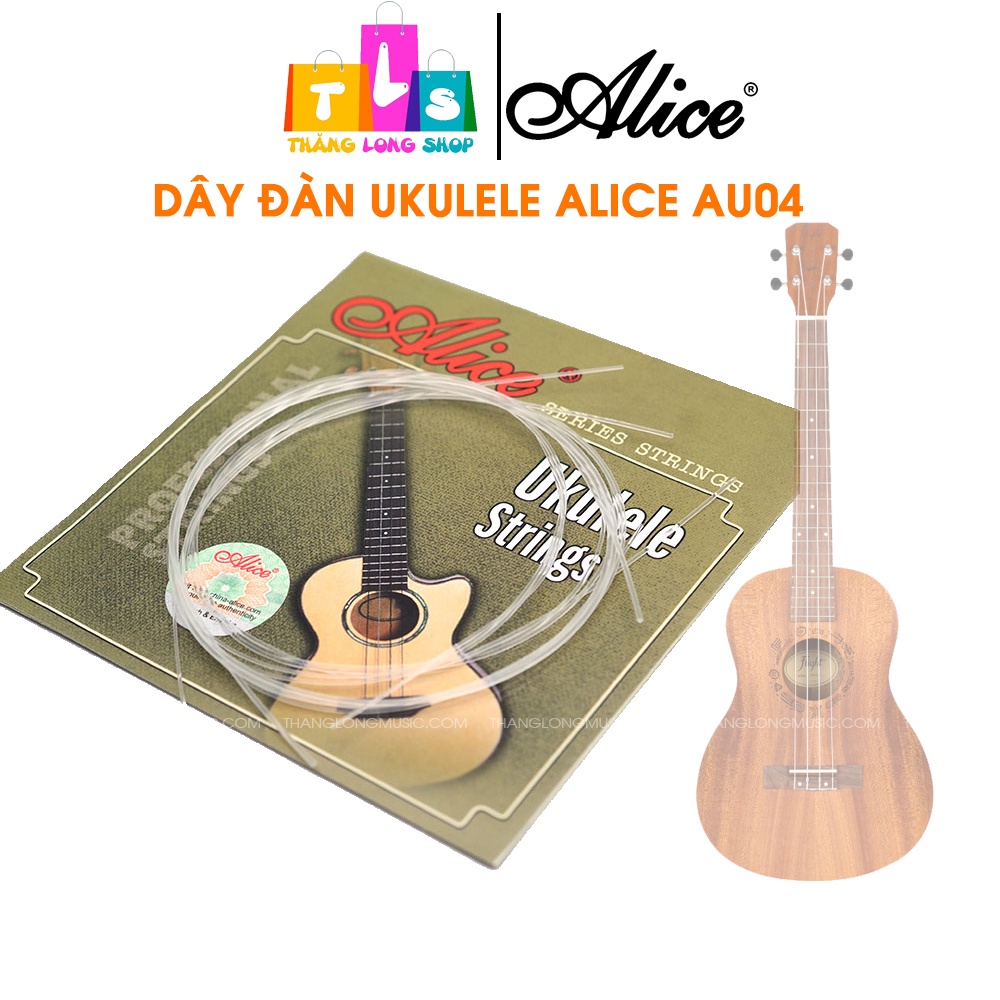 Bộ dây đàn ukulele Alice AU04 ( gồm 4 dây nylon trong)