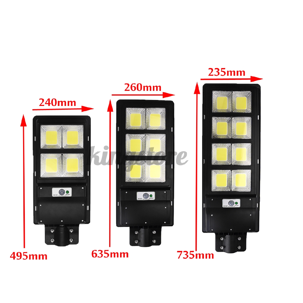 Đèn Led sử dụng năng lượng mặt trời  800 / 1000 / 2000w kèm điều khiển từ xa