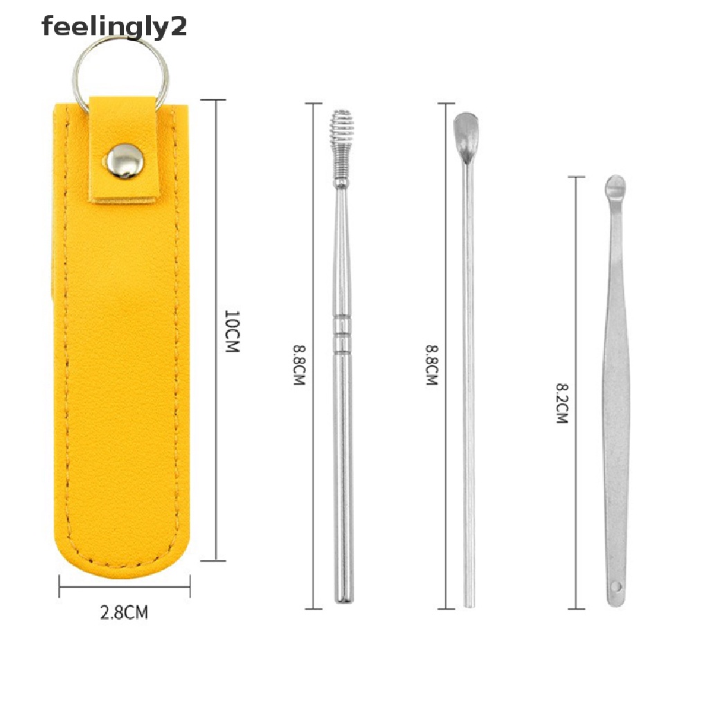 Set 6 Dụng Cụ Lấy Ráy Tai Bằng Inox Chuyên Dụng