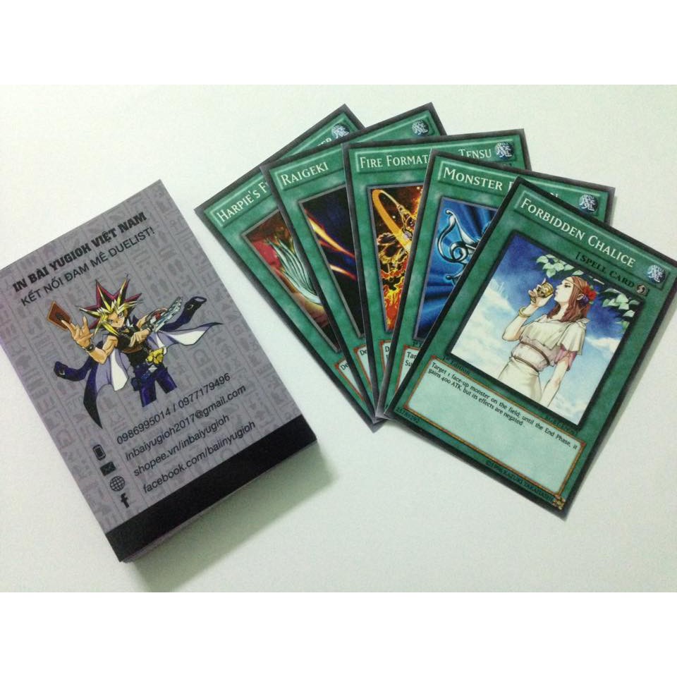 [BÀI IN] Combo 200 Cards YugiOh chuẩn như thật