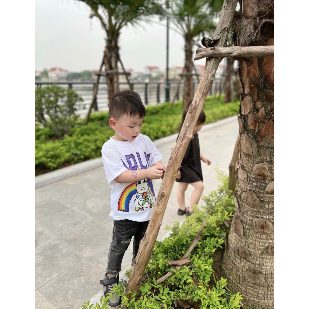 Áo thun ADLV cầu vồng cho bé , áo thun trẻ em kid unisex , Kid_genz