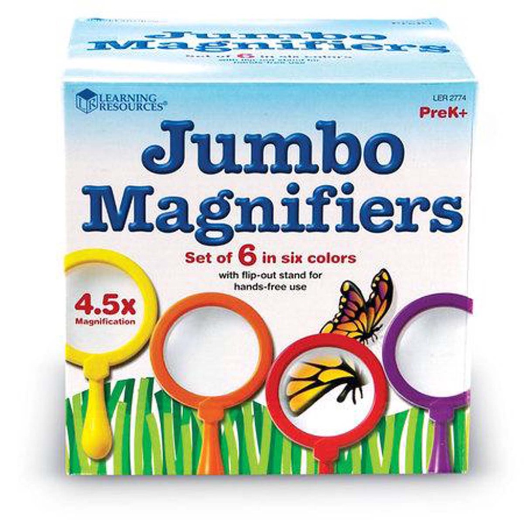 KÍNH LÚP CHO BÉ - PRIMARY SCIENCE JUMBO MAGNIFIERS cho trẻ từ 3T