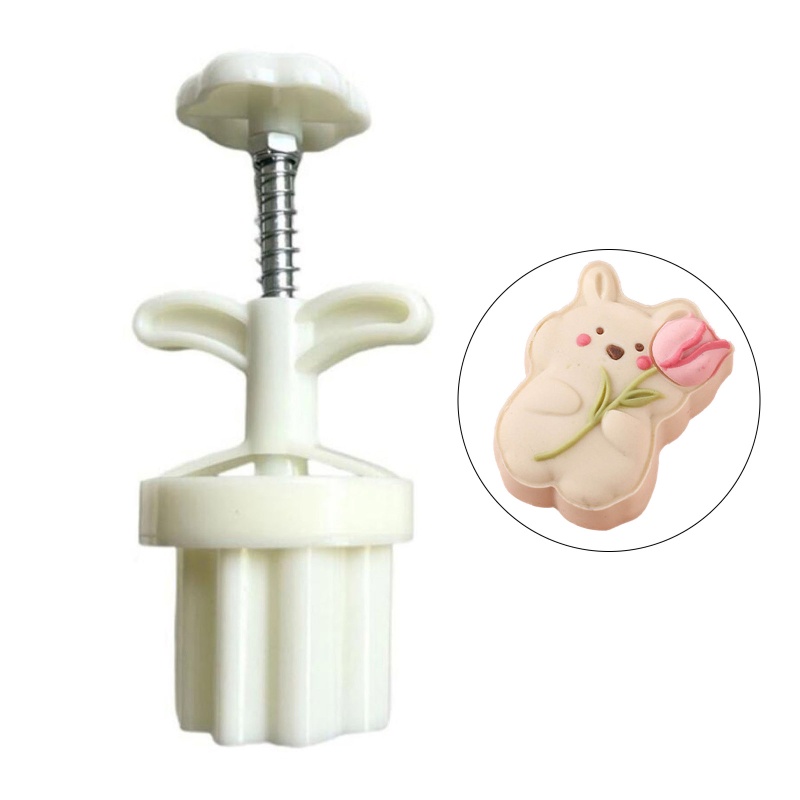 QQ Khuôn Làm Bánh Trung Thu Bằng Nhựa Tiện Dụng