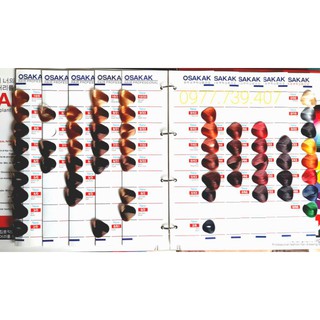 Kem Nhuộm tóc Osaka chuyên dụng cho salon tóc.(Nhắn mã số màu cần chọn shop