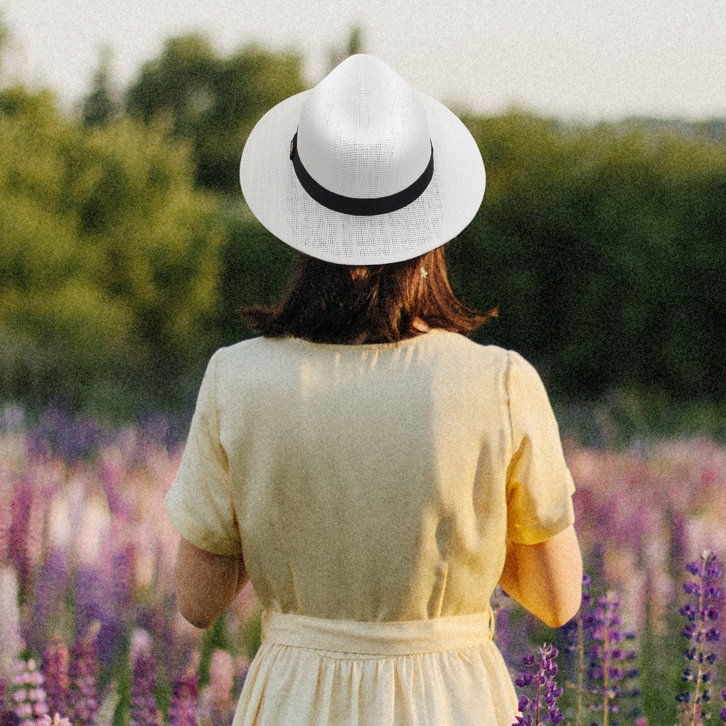 Nón Cối Rộng Vành PANAMA Phong Cách Vintage Unisex