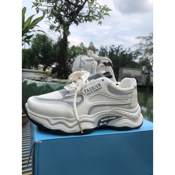 Giày nữ - Giày thể thao nữ , Giày Sneaker đế cao thời trang cao cấp mẫu mới 2022