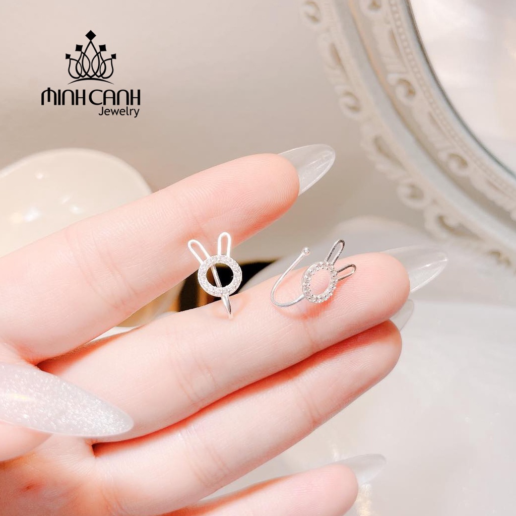 Bông Tai Bạc Thỏ Kẹp Minh Canh Jewelry