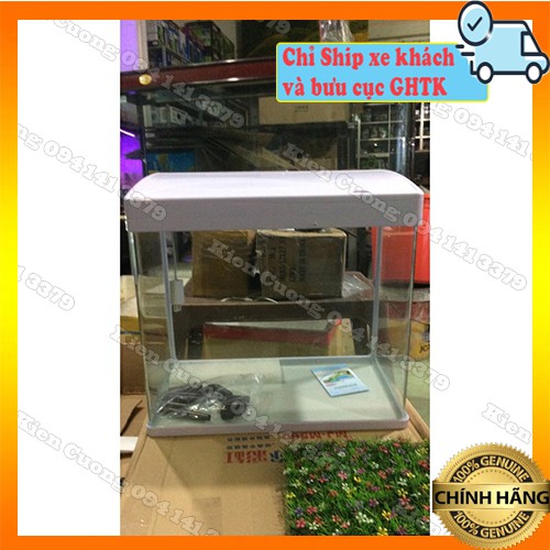 Bể đúc MJ 560 trọn bộ đèn led, máng lọc, máy lọc cho bế cá cảnh
