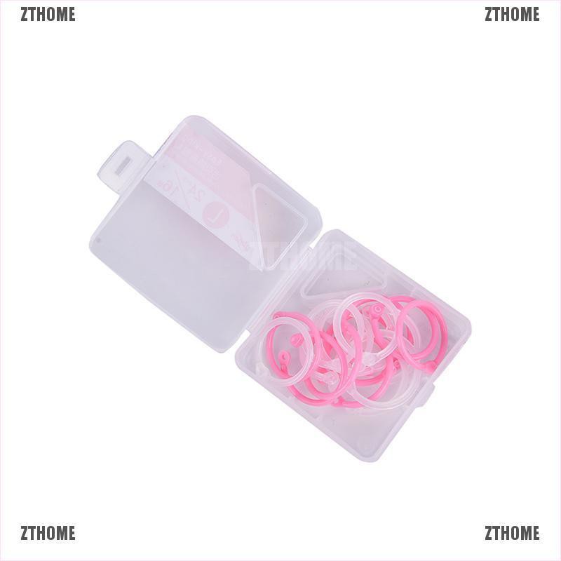 ZTHOME 1 Box Plastic Ring Binder for Spiral Notebook Diary Loose Leaf Book Binding DIY