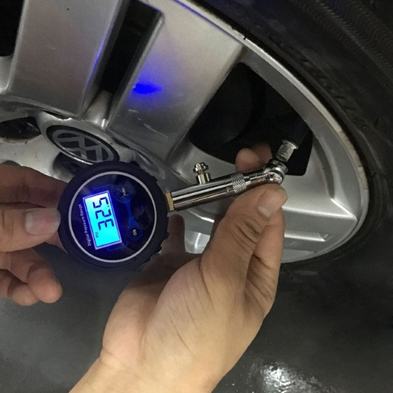 Đồng Hồ Đo Áp Suất Lốp Xe Hơi 0-200PSI