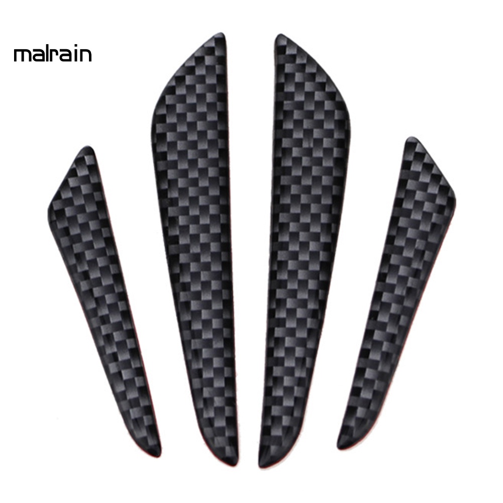 Set 4 dải dán bảo vệ viền cửa xe hơi chống trầy tiện dụng