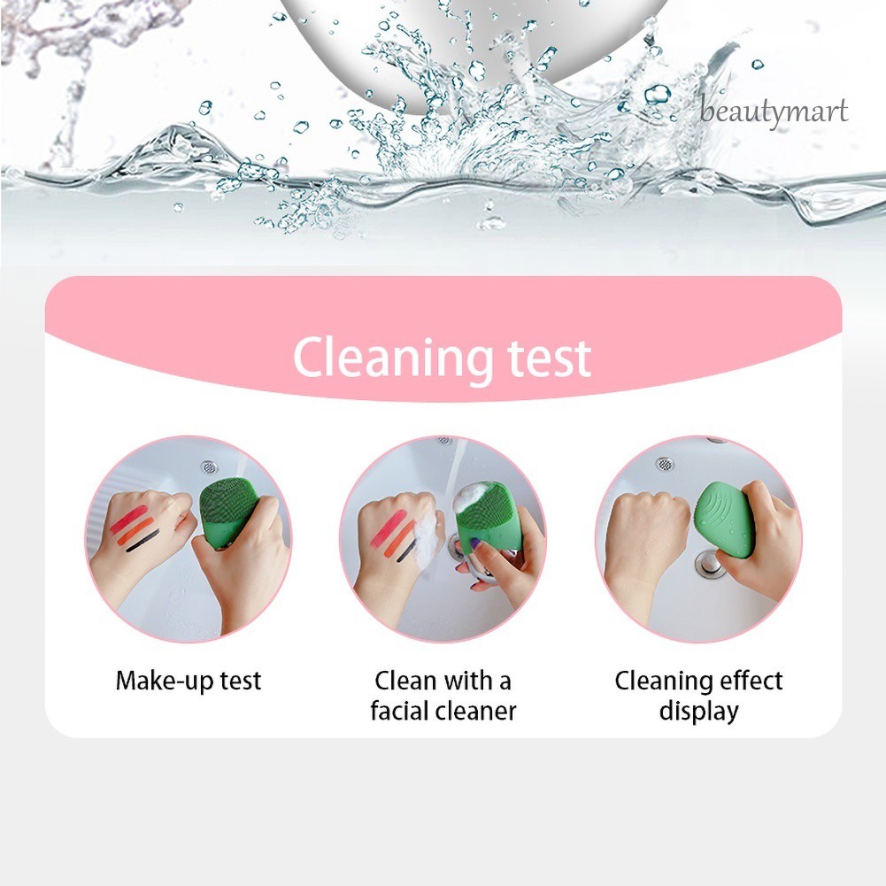 [Hàng mới về] Máy rửa mặt điện bằng Silicon giúp massage và làm sạch cho da mặt