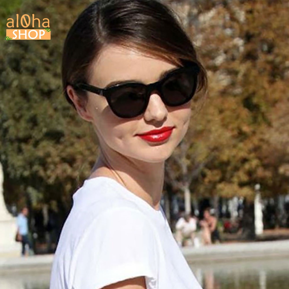 Kính mát thời trang chống nắng gọng nhựa mắt to K8188 unisex nam nữ kính râm phong cách - al0ha Shop
