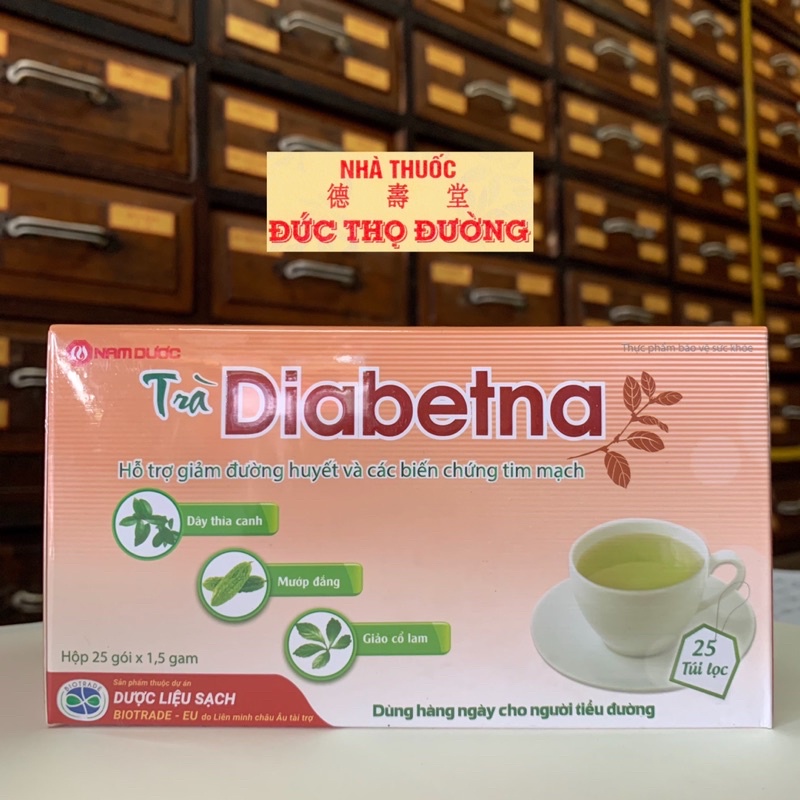 Trà Diabetna - giảm đường huyết và các biến chứng tim mạch