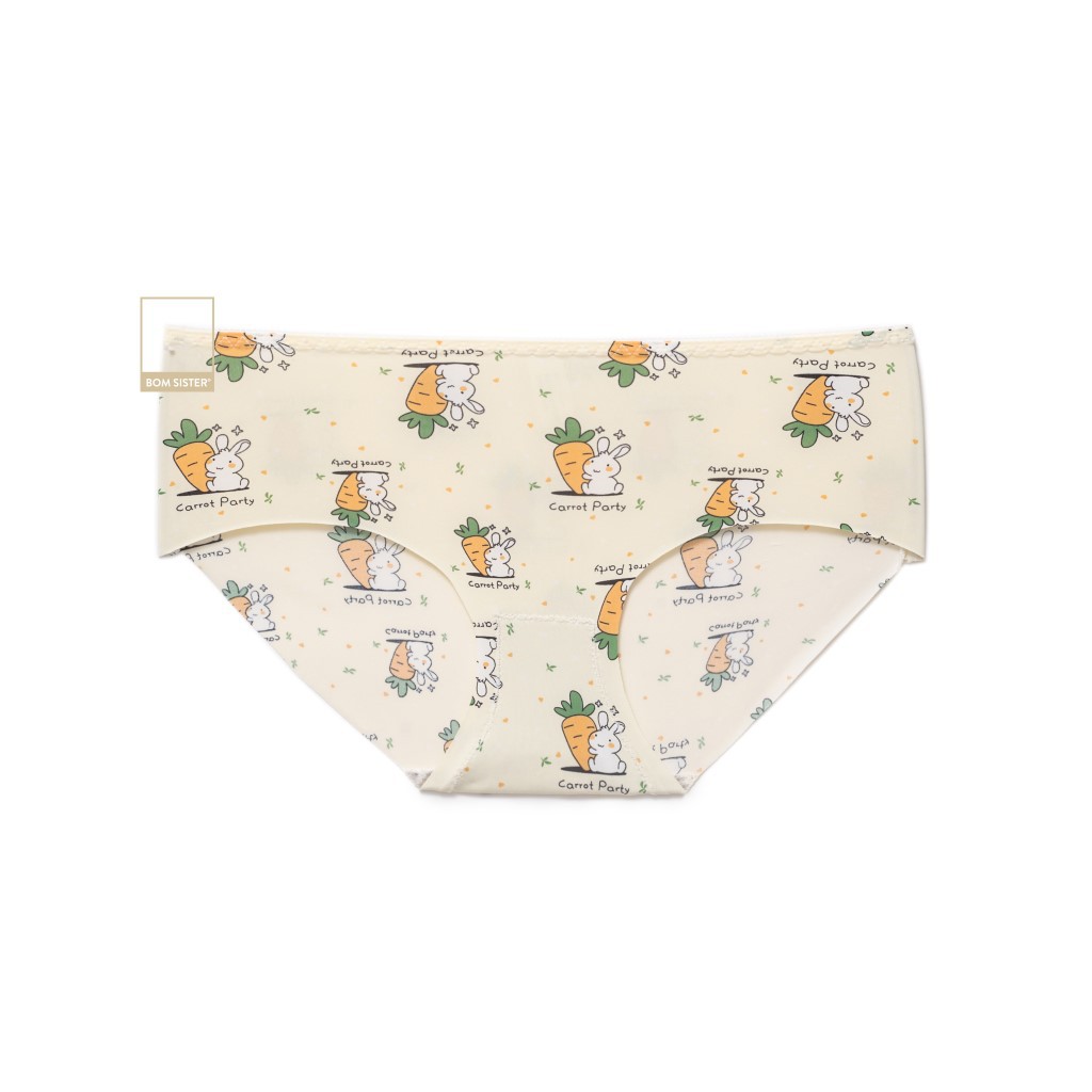  Quần lót su đúc cắt viền hoạ tiết dễ thương BOM SISTER Q1620 | BigBuy360 - bigbuy360.vn