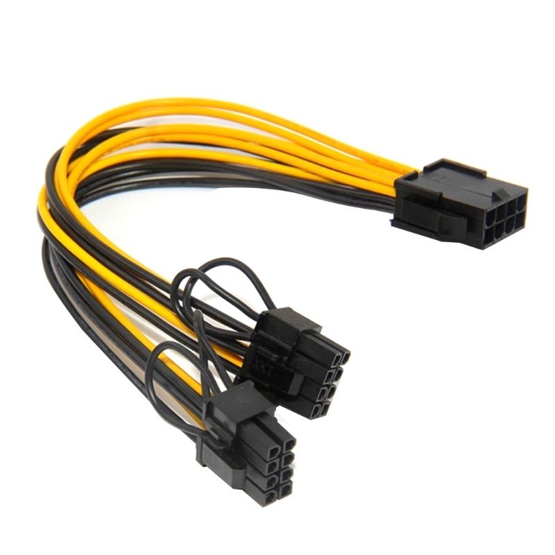 Dây Cáp Chuyển Đổi Nguồn Điện 8 Pin Sang 6 + 2 Pin Gpu 8 Pin Đầu Cắm 8pin Male