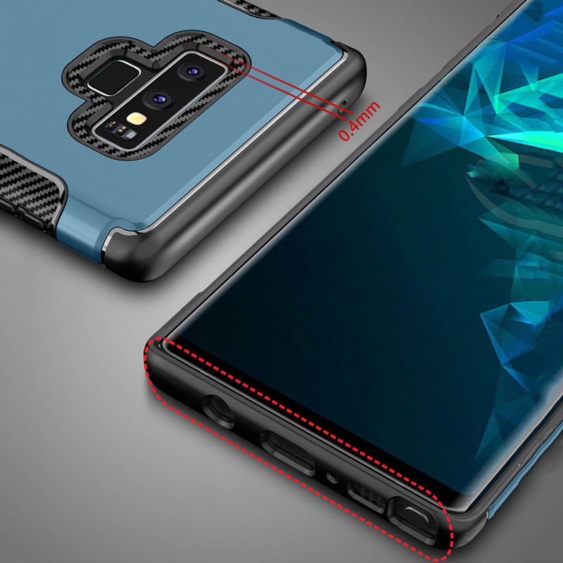 Ốp điện thoại chống sốc có giá đỡ dành cho Samsung Galaxy Note9 S7 edge Note 8 S9 Plus S8+