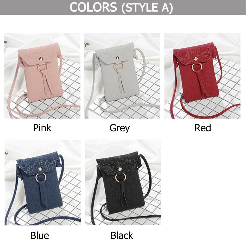 Túi đeo chéo mini đựng điện thoại MIHAN1 chất liệu da PU