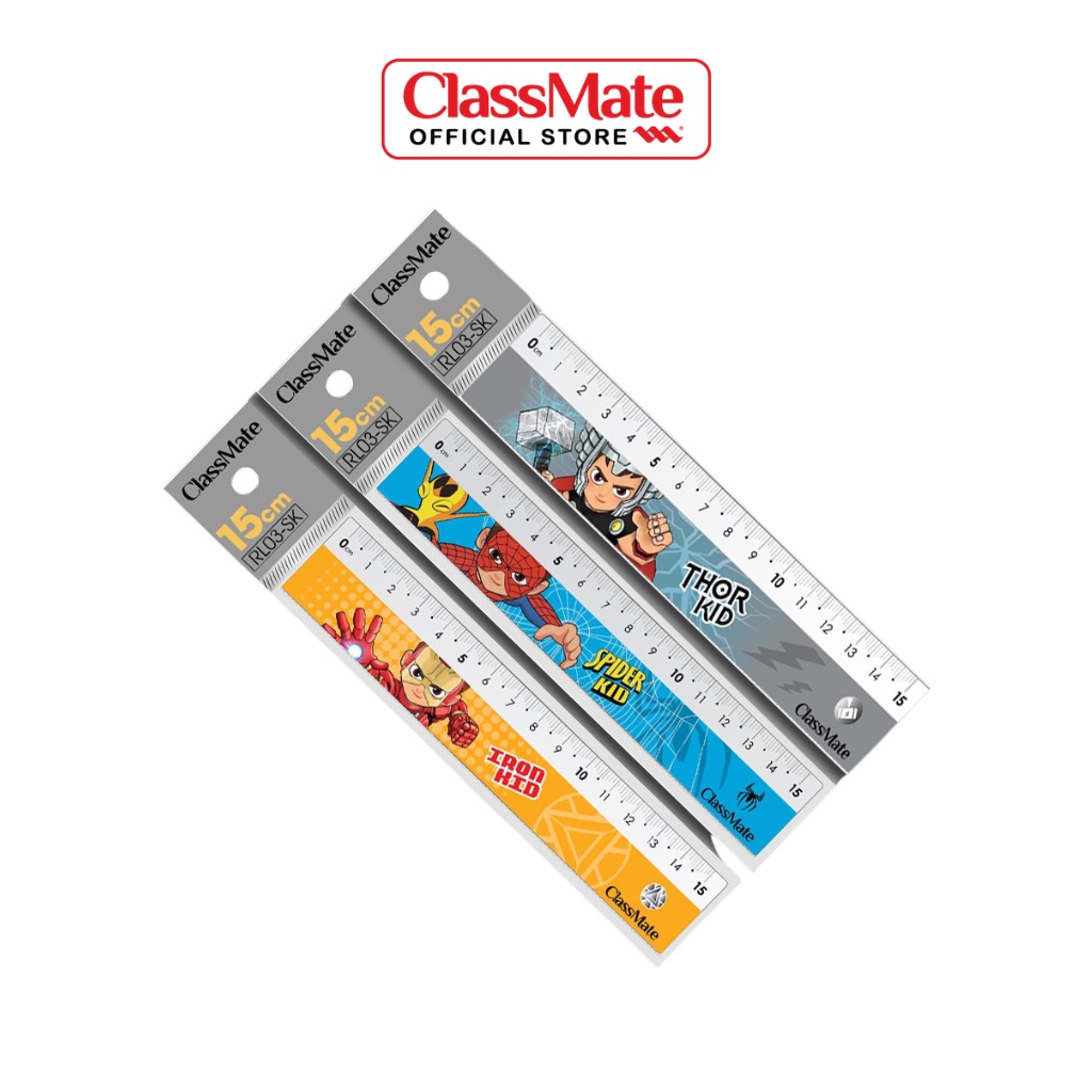 Thước Kẻ CLASSMATE Hình Siêu Nhân Cho Bé RL03-SK (15cm)