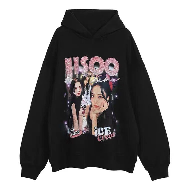 <M-2XL> ÁO HOODIE FORM RỘNG HÌNH JISOO BLACKPINK SIÊU XINH - ORDER 10 NGÀY | BigBuy360 - bigbuy360.vn