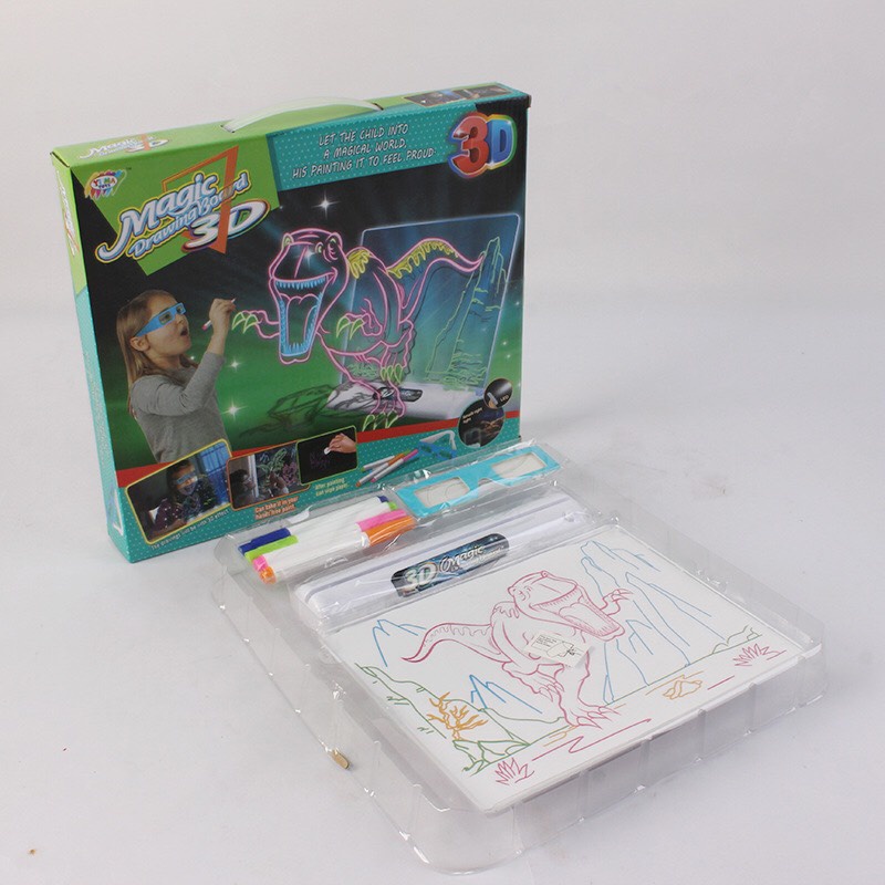 Bảng vẽ chiếu 3 chiều kèm kính