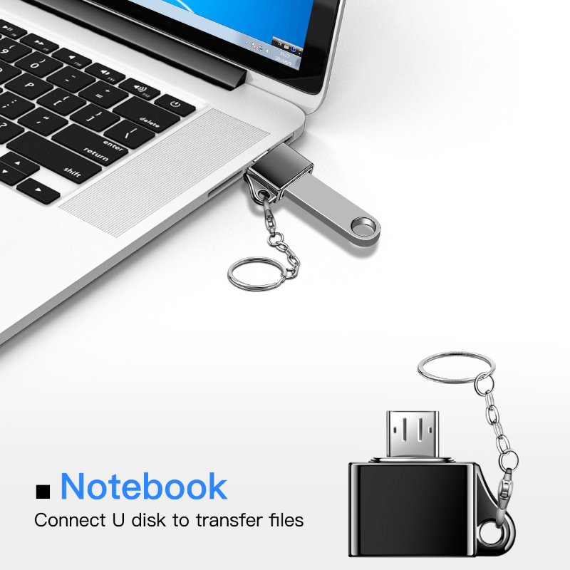 Dây Cáp Chuyển Đổi Dữ Liệu Otg U Sang Micro Usb Bằng Kim Loại Nhỏ Gọn Tiện Dụng | BigBuy360 - bigbuy360.vn