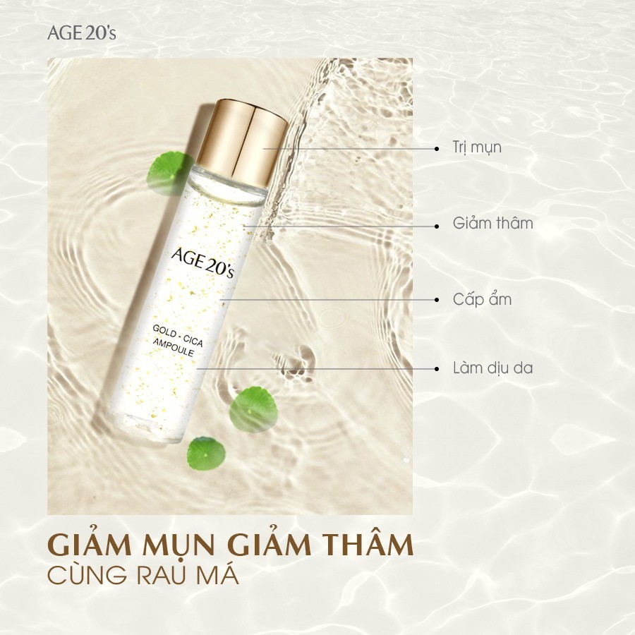 [Mã FMCGMALL -8% đơn 250K] [Gift] Set Tinh Chất Dưỡng Da Age 20's Gold Cica Ampoule (Set 5ea) 10ml x 5c | BigBuy360 - bigbuy360.vn