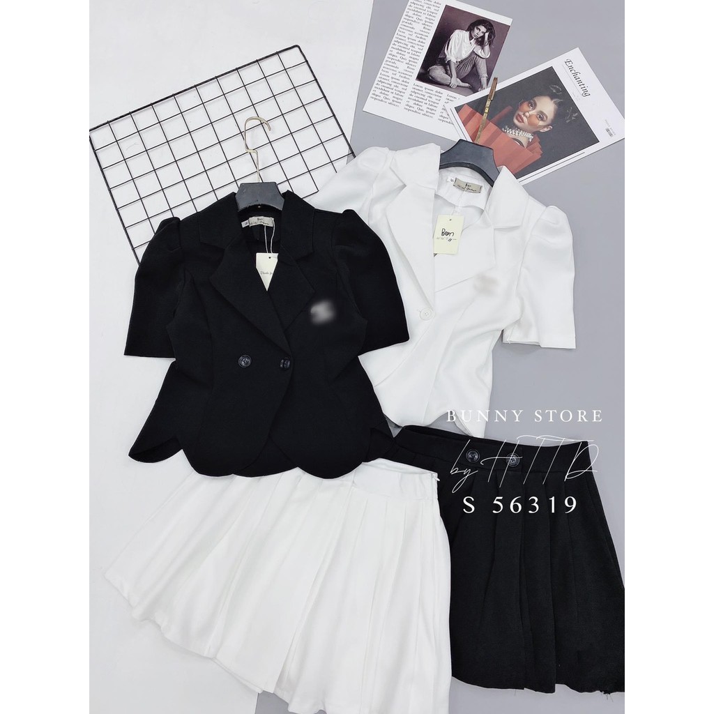 BÁN SỈ ÁO VEST MIX CHÂN VÁY XẾP LI | BigBuy360 - bigbuy360.vn