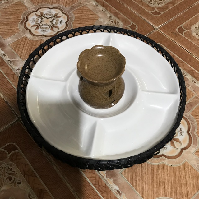 Bộ khay lẩu kem