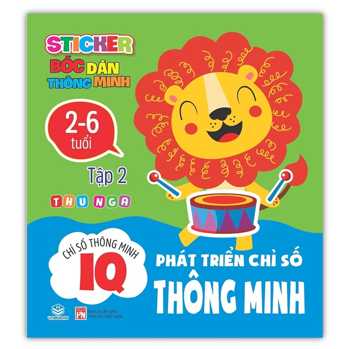 Sách - Combo 3 cuốn Sticker bóc dán thông minh - Phát triển chỉ số thông minh IQ 2-6 tuổi