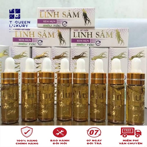 💯 [ Chính Hãng ] Sỉ Lốc 12 lọ Linh Sâm Mụn Siêu Tốc 24h