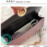 túi ví đeo vai quai xích khuy tròn, nhiều màu phong cách Hàn Quốc