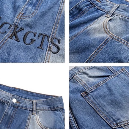Quần bò ống rộng from rộng thời trang Quần hiphop oversize hiphop quần jean nam đẹp unisex chất đũi cao cấp quần jean bé gái