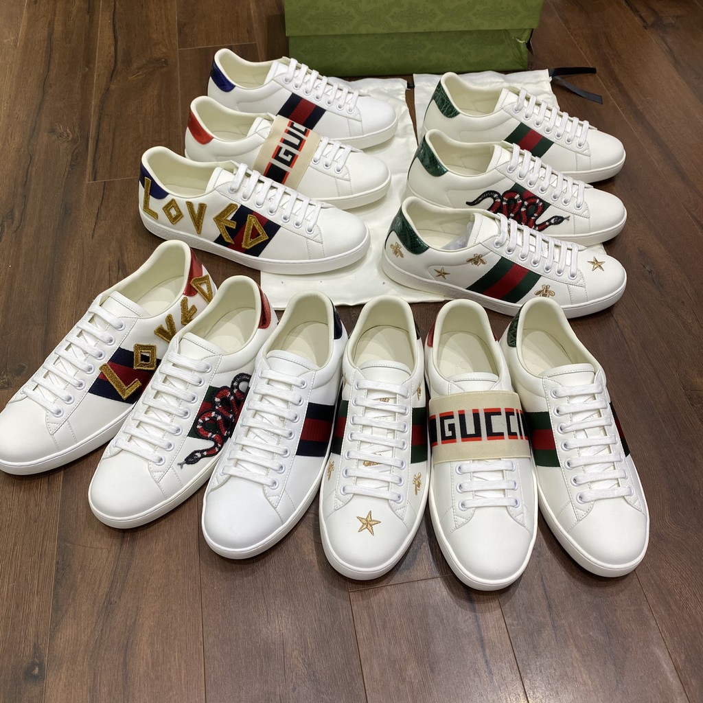 👟HIGH FASHION👟 Giày Sneaker Gucci like Authentic 1-1 on web 2021 fullbox phụ kiện túi thẻ NV HV 38-44