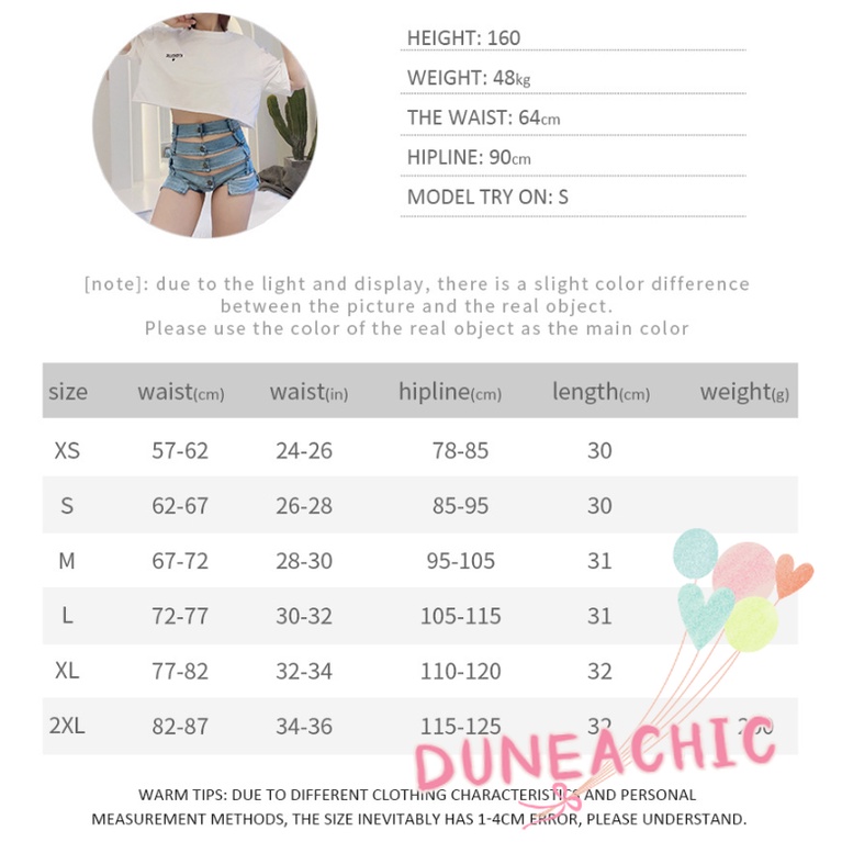 DUNEA Quần Jean Lưng Cao Thiết Kế Không Đồng Đều Quyến Rũ Thời Trang Dành Cho Nữ