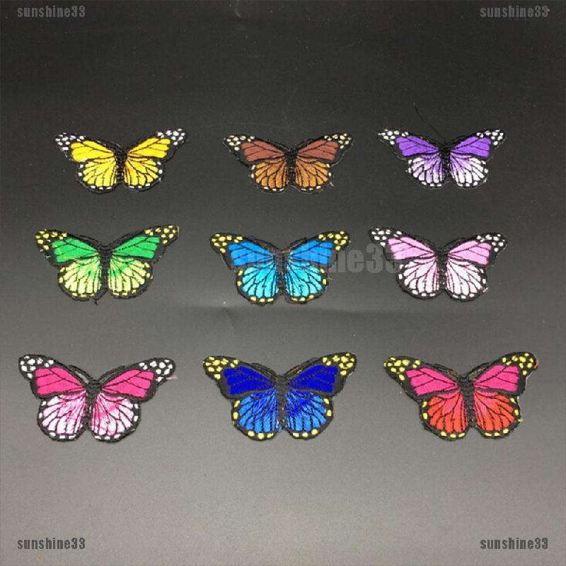 Sticker Ủi Thêu Hình Bươm Bướm