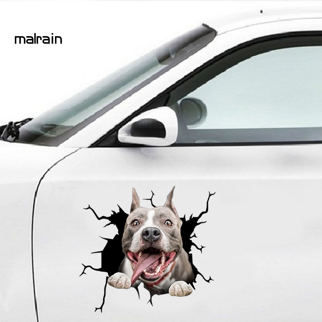 Miếng Dán Vinyl Hình Động Vật 3D Chống Thấm Nước Trang Trí Xe Hơi