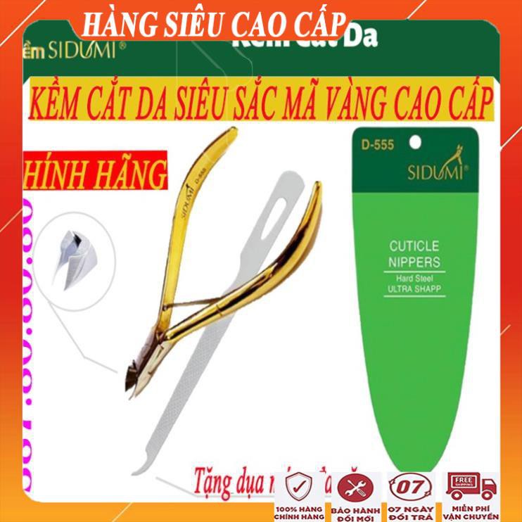 [FreeShip - SALE KHÔ MÁU] Kềm cắt da D555 sidumi/Kìm cắt da mã vàng siêu đẹp, siêu bén, siêu sắc D 555