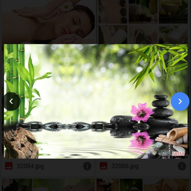 Tranh 3D dán quán Spa