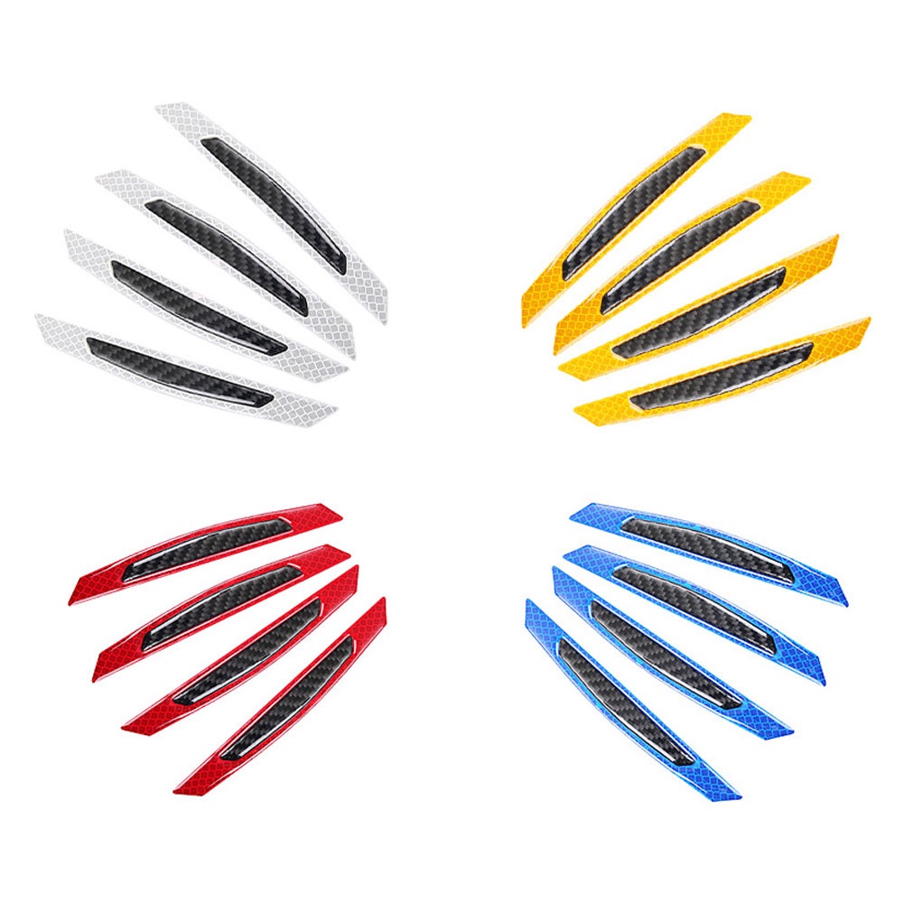 Bộ 4 Miếng Dán Phản Quang Cảnh Báo An Toàn Cho Cửa Xe Hơi