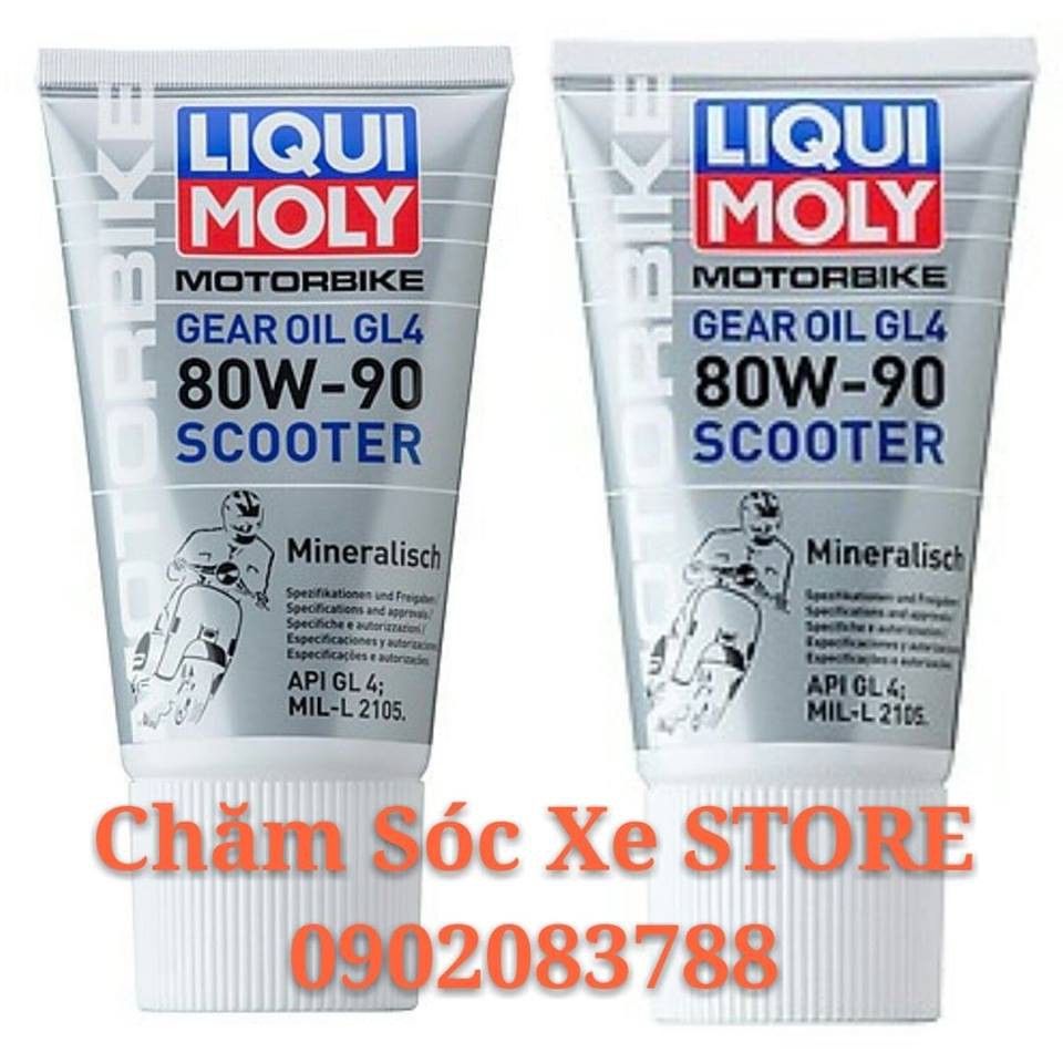 Nhớt Hộp Số +  Nhớt Láp Liqui Moly Racing Scooter Gear Oil GL4 80W-90