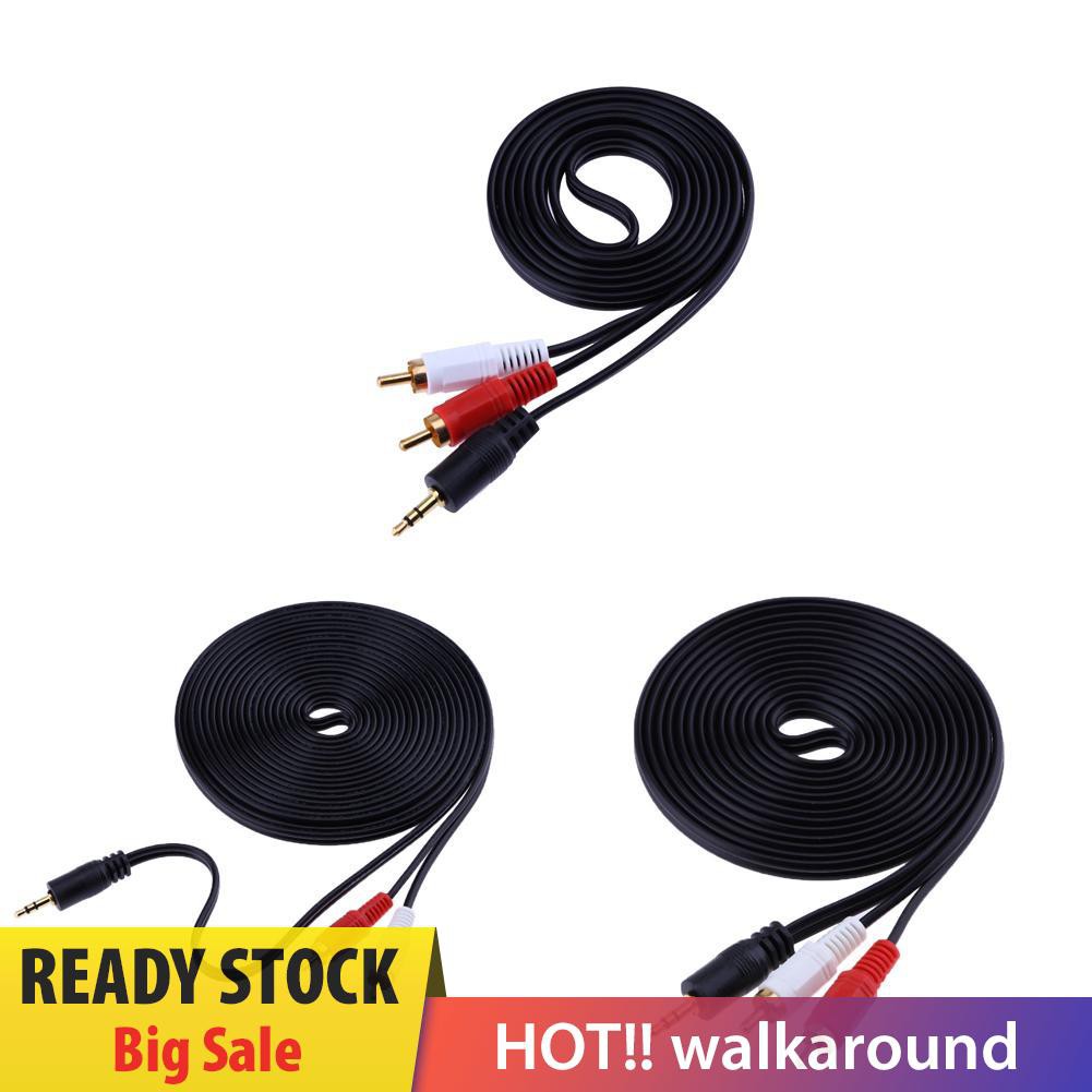 Dây Cáp Âm Thanh 3.5mm 2RCA Tiện Dụng